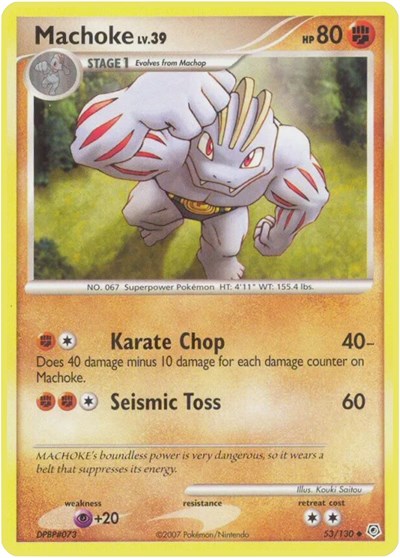 Machoke (Diamond and Pearl) Medium Play