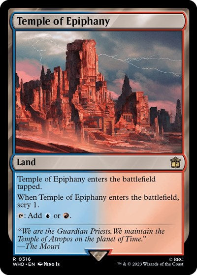 Temple of Epiphany (Universes Beyond: Doctor Who) Light Play Foil