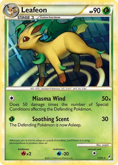 Leafeon (Call of Legends) Medium Play Holofoil