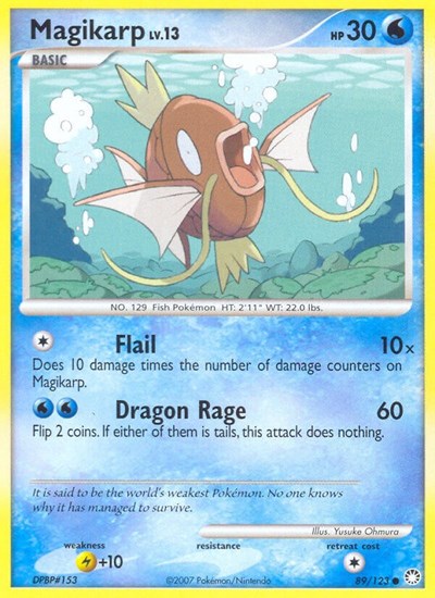 Magikarp (Mysterious Treasures) Damaged / Poor