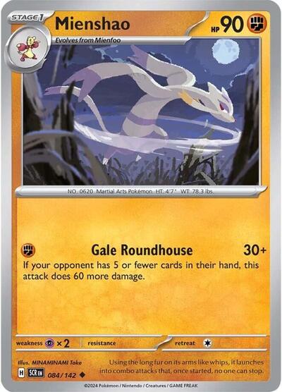 Mienshao (SV07: Stellar Crown) Light Play