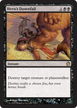 Hero's Downfall (Theros) Damaged / Poor