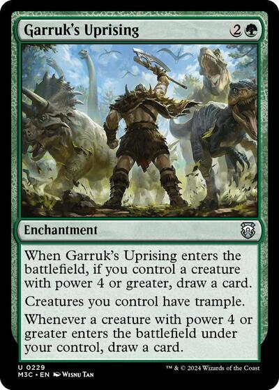 Garruk's Uprising (Commander: Modern Horizons 3) Light Play