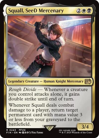Squall, SeeD Mercenary (Universes Beyond: FINAL FANTASY) Light Play