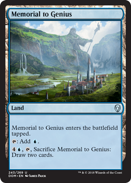 Memorial to Genius (Dominaria) Light Play