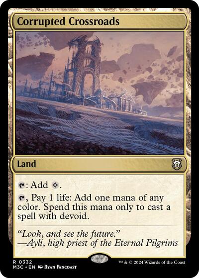 Corrupted Crossroads (Commander: Modern Horizons 3) Light Play
