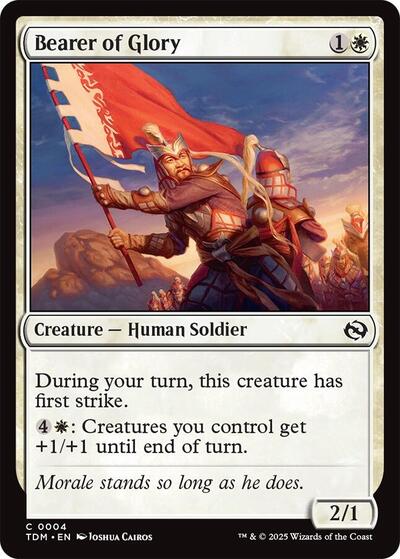 Bearer of Glory (Tarkir: Dragonstorm) Light Play