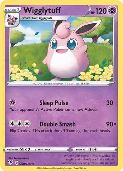 Wigglytuff (SWSH03: Darkness Ablaze) Light Play