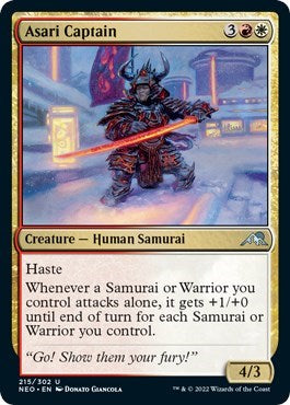 Asari Captain (Kamigawa: Neon Dynasty) Light Play Foil