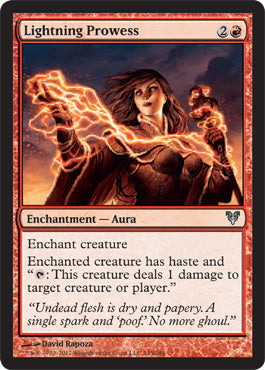 Lightning Prowess (Avacyn Restored) Light Play