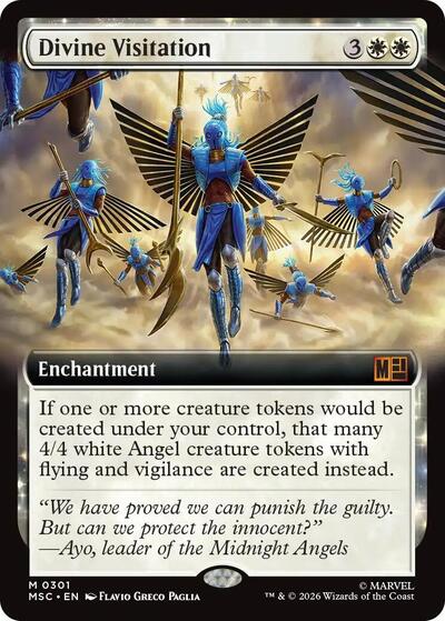 Divine Visitation (Extended Art) (Commander: Marvel Super Heroes) Light Play