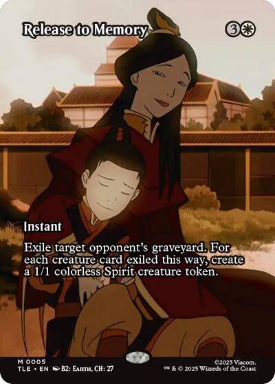 Release to Memory (Borderless) (Avatar: The Last Airbender: Eternal-Legal) Light Play