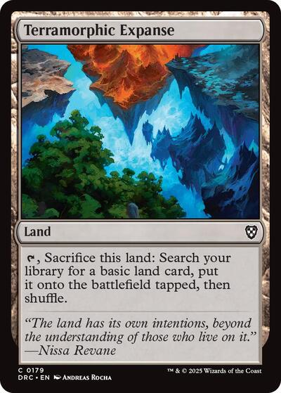 Terramorphic Expanse (Commander: Aetherdrift) Light Play