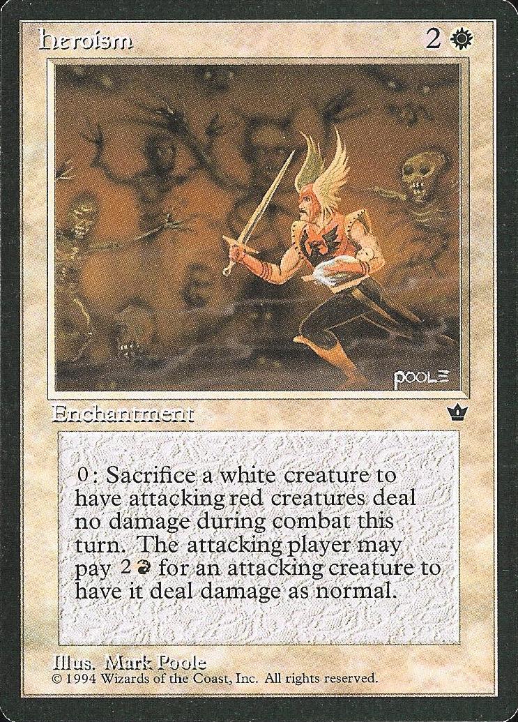 Heroism (Fallen Empires) Light Play