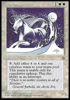 Adarkar Unicorn (Ice Age) Light Play