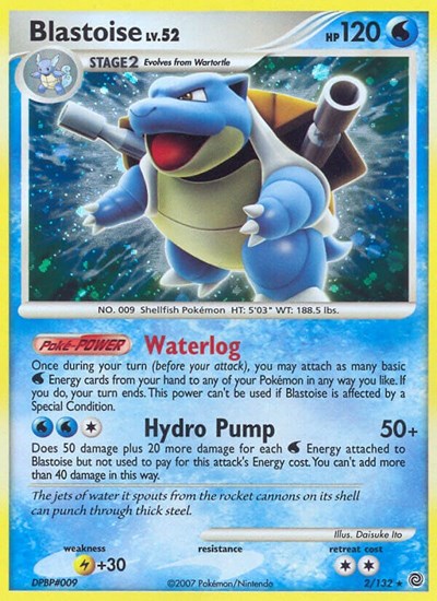 Blastoise (Secret Wonders) Light Play