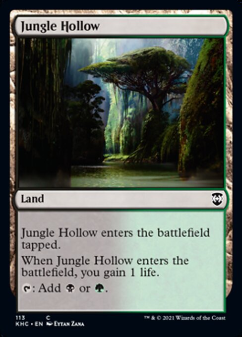 Jungle Hollow (Commander 2021 Kaldheim) Light Play