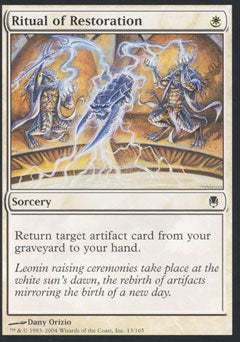 Ritual of Restoration (Darksteel) Light Play