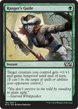 Ranger's Guile (Magic 2015 Core Set) Light Play