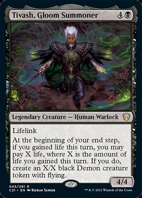 Tivash, Gloom Summoner (Commander 2021 Strixhaven) Light Play