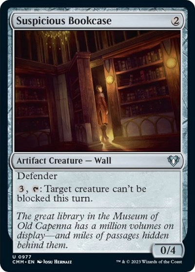 Suspicious Bookcase (Commander Masters) Light Play