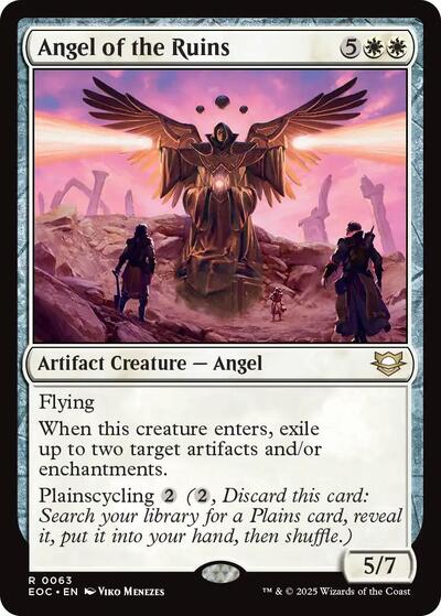 Angel of the Ruins (Commander: Edge of Eternities) Light Play