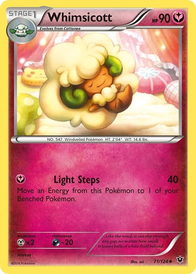 Whimsicott (XY - Fates Collide) Damaged / Poor