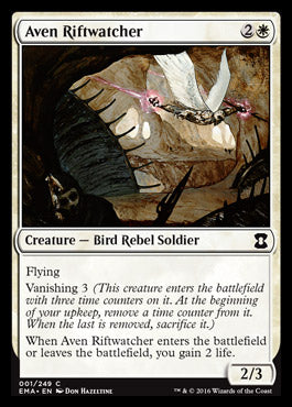 Aven Riftwatcher (Eternal Masters) Light Play
