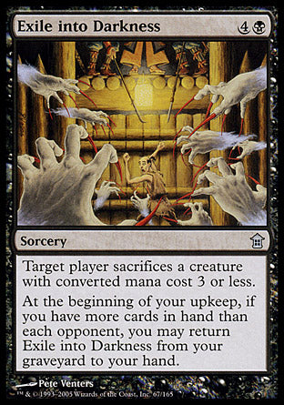 Exile into Darkness (Saviors of Kamigawa) Light Play