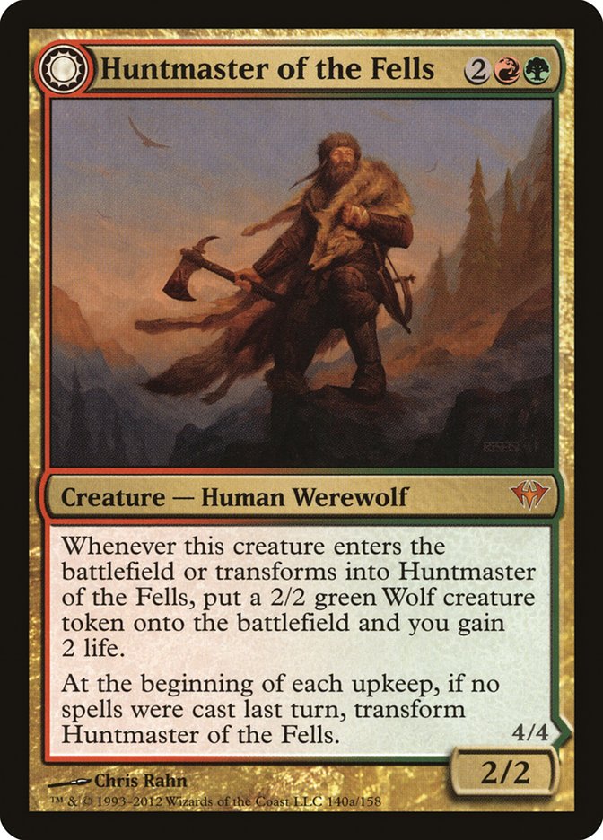 Huntmaster of the Fells (Ravager of the Fells) (Dark Ascension) Medium Play