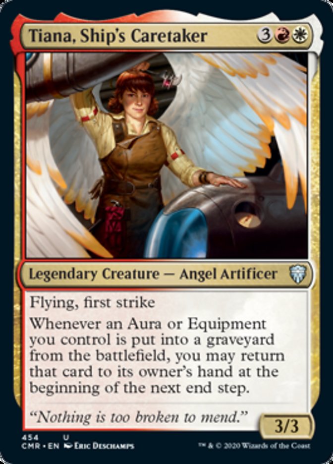 Tiana, Ship's Caretaker (Commander 2020 Commander Legends) Damaged / Poor