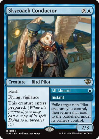 Skycoach Conductor (Secrets of Strixhaven) Light Play
