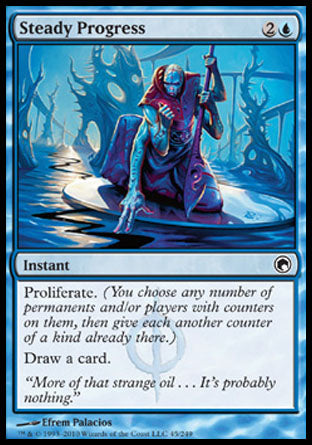 Steady Progress (Scars of Mirrodin) Light Play