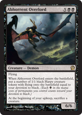 Abhorrent Overlord (Theros) Medium Play