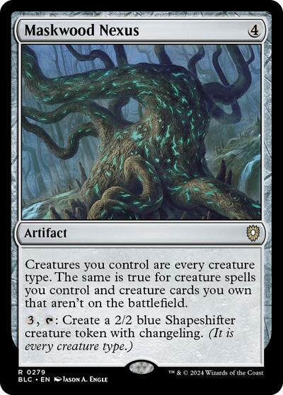 Maskwood Nexus (Commander: Bloomburrow) Light Play
