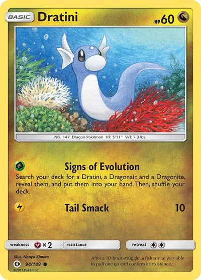 Dratini (SM Base Set) Medium Play