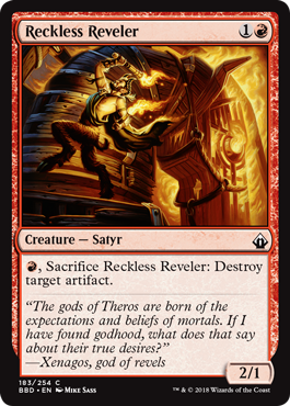 Reckless Reveler (Battlebond) Light Play