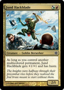 Jund Hackblade (Alara Reborn) Medium Play