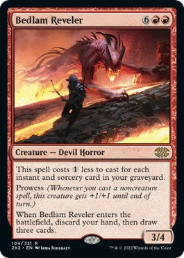 Bedlam Reveler (Double Masters 2022) Light Play