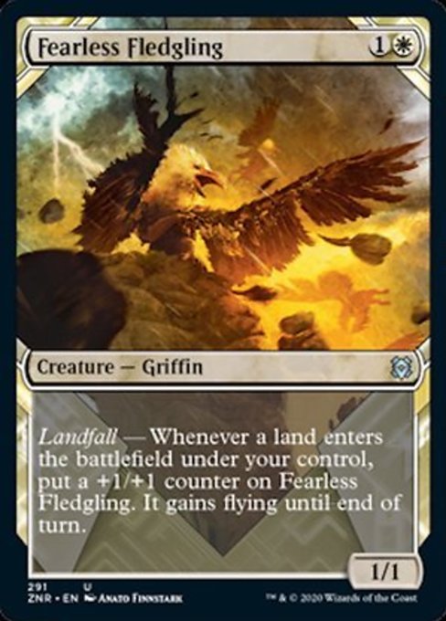 Fearless Fledgling (Showcase) (Zendikar Rising) Light Play Foil