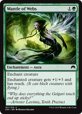 Mantle of Webs (Magic Origins) Light Play