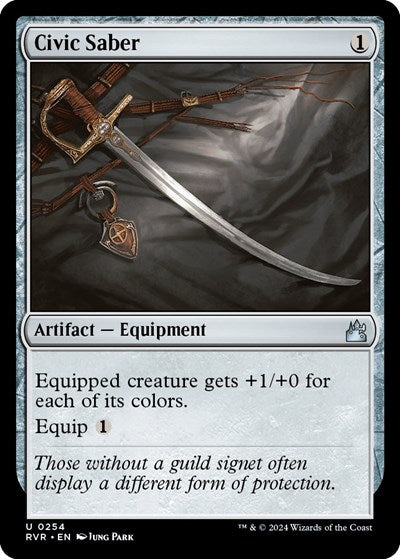 Civic Saber (Ravnica Remastered) Light Play