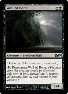 Wall of Bone (Magic 2010 Core Set) Light Play