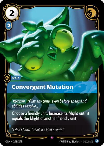 Convergent Mutation (Origins) Light Play Foil