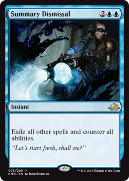 Summary Dismissal (Eldritch Moon) Light Play