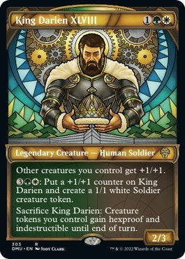 King Darien XLVIII (Showcase) (Dominaria United) Light Play Foil