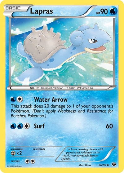 Lapras (26) (Next Destinies) Light Play