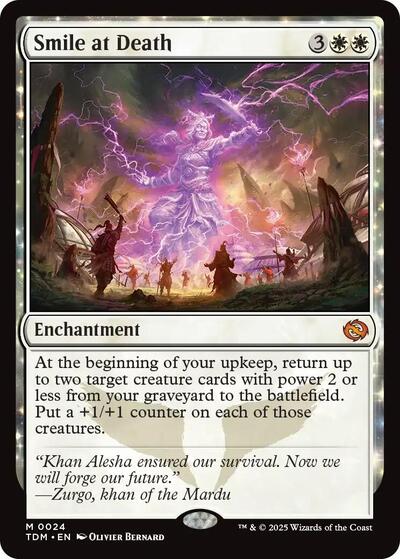 Smile at Death (Tarkir: Dragonstorm) Light Play