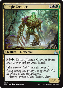 Jungle Creeper (Rivals of Ixalan) Light Play