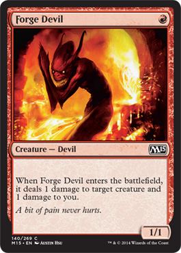 Forge Devil (Magic 2015 Core Set) Light Play